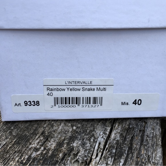 L’Intervalle Rainbow Yellow Snake Sandal - Picture 8 of 8